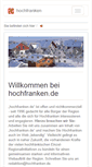 Mobile Screenshot of hochfranken.de